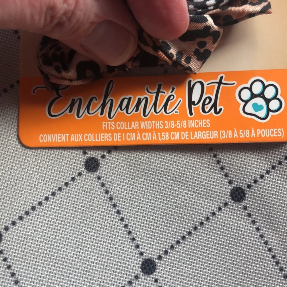 ☀️ 3/$10 Dog Puppy collar accessories 2 fabric bow ties (see description)